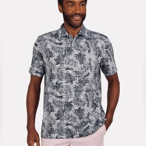 Chaps Men's Everyday Performance Printed Polo Short Sleeve Shirt-XXL